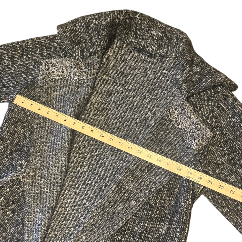 Knit Cardigan Duster Coat | Large | Whimsical | Goth | Celestial - Picture 6 of 14